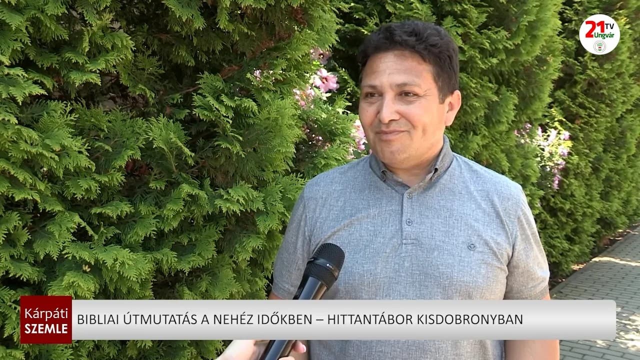 Lelki feltöltődés és közösségi élmény Kisdobrony hittantáborában