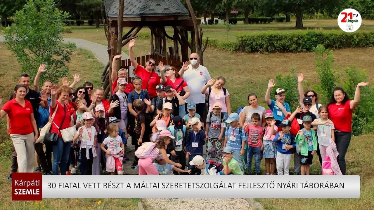Összekötő kapocs: Máltai nyári tábor harminc fiatalnak Kárpátalján