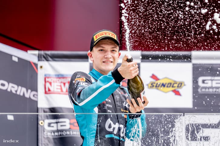 Molnár Martin első dobogója a Hungaroringen káoszos verseny után