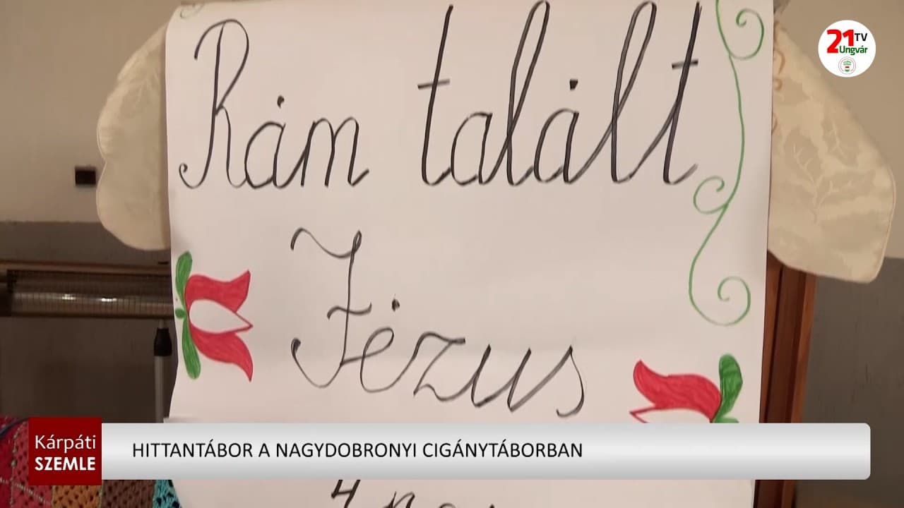 Közösségépítő hittantábor a nagydobronyi cigánytelepen