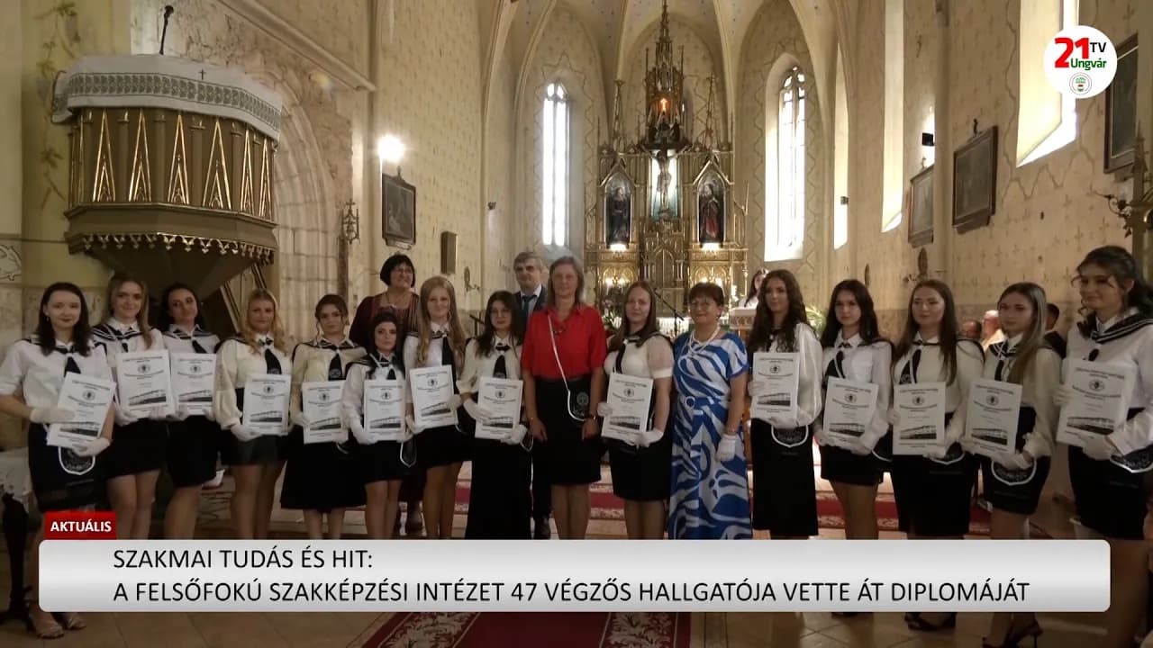 47 végzős vehett át diplomát a beregszászi Felsőfokú Szakképzési Intézetben
