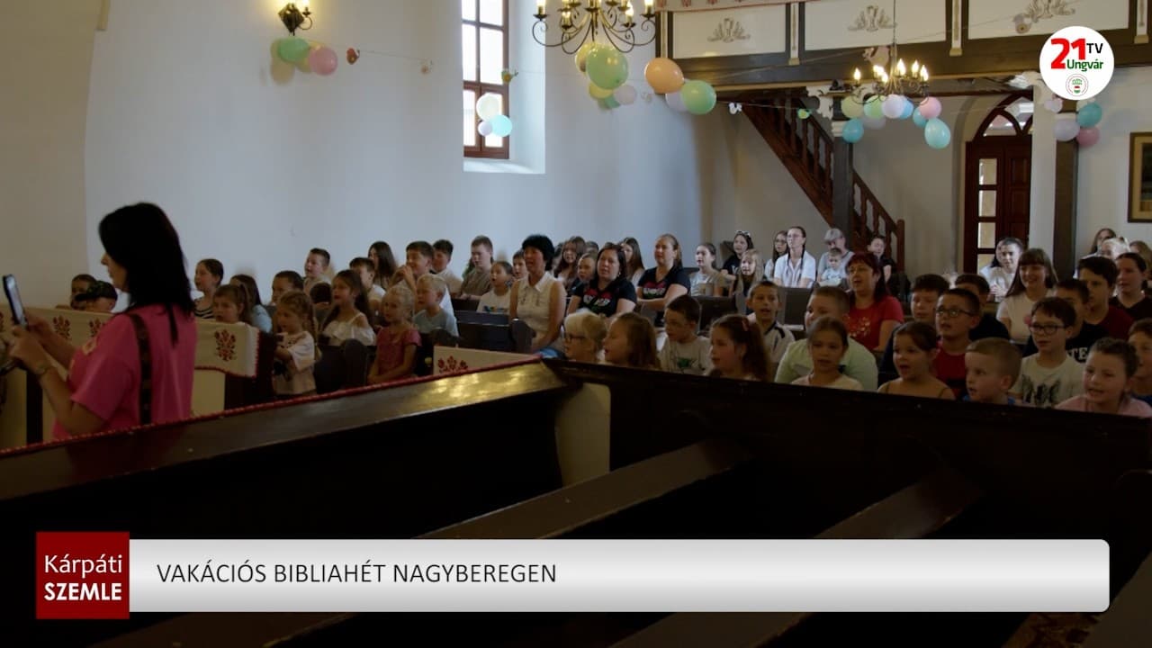 Nagyberegen elindult a nyári vakációs bibliahét a gyerekeknek
