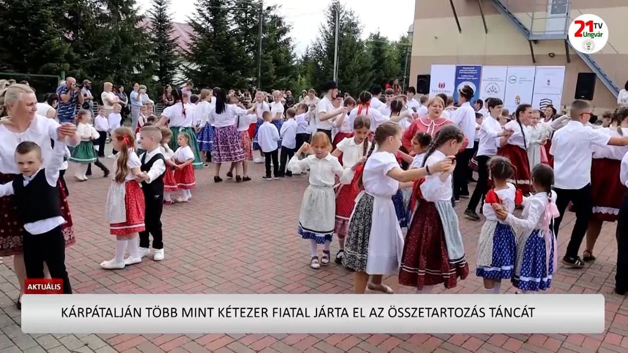 Több mint kétezer fiatal táncolt Kárpátalján az összetartozás ünnepén
