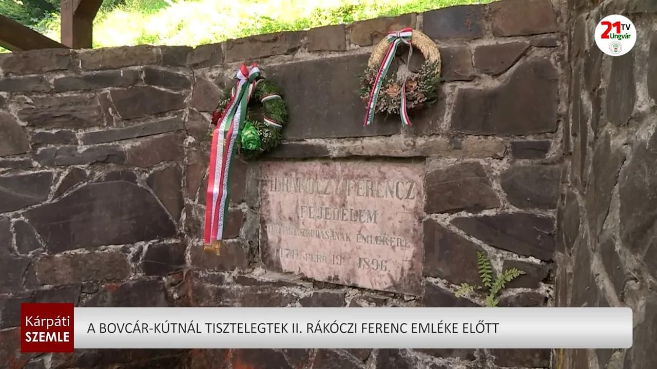 A Bovcár-kút Máramarosban őrzi II. Rákóczi Ferenc emlékét