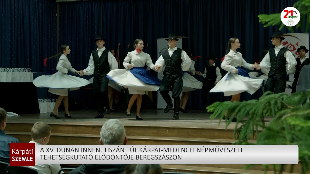 Kárpátaljai fiatalok a Dunán innen, Tiszán túl népművészeti verseny elődöntőjén