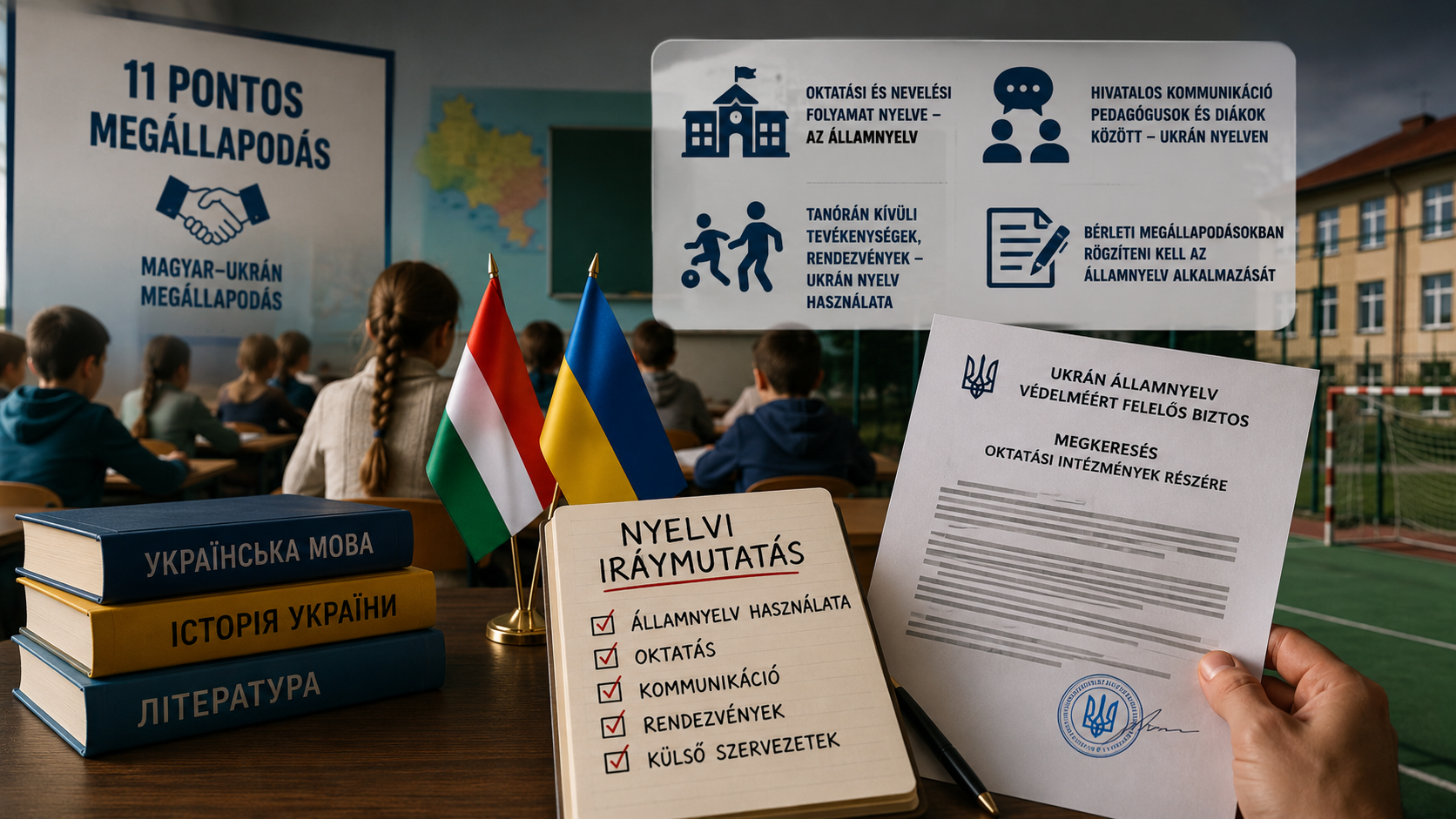 Új államnyelvi iránymutatás az iskolák számára Kárpátalján