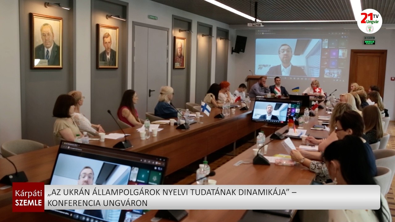 Nemzetközi konferencia vizsgálta az ukránok nyelvi tudatának változásait a háború és migráció tükrében