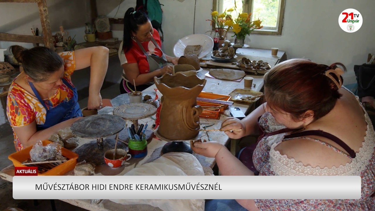 Örökség az agyagban: kerámiaművész vezet művésztábort Nagydobronyban